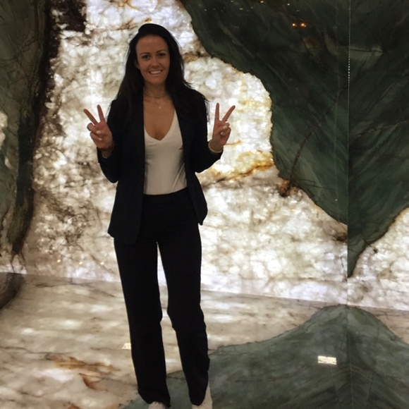 Brooks Brothers Boot Cut Pants Navy - Picture 6 of 6